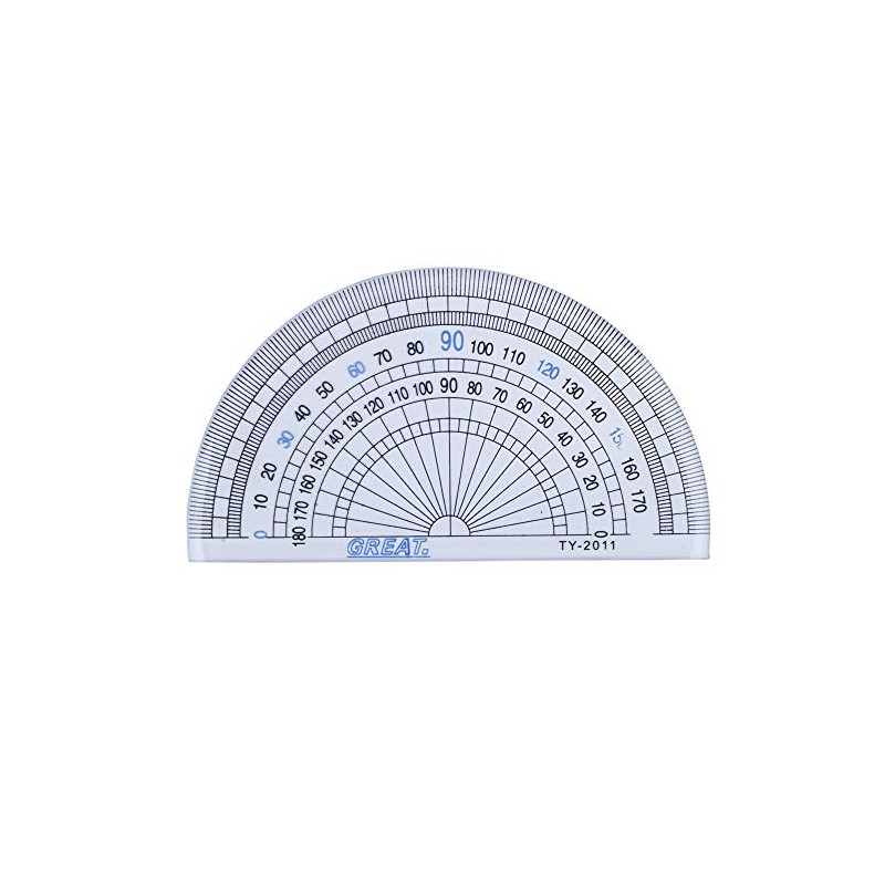 Bigjigs Toys Protractor 10CM Pack Of 10