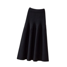 SUIUOI Women's Corduroy Skirt with High Waist and A-line Vintage Charm, Stylish and Warm Through the Winter Look, Perfect for Any Occasion, 4#Black