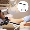 Pedicure Foot Rest, 6 Heights Adjustable Foot Stool, Upgraded Metal