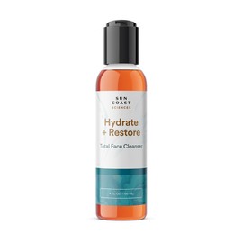 SUN COAST SCIENCES - Hydrate + Restore Total Face Cleanser, Vitamina B, Hydrating Facial Cleanser With Niacinamide for All Skin Types - 4 fl oz