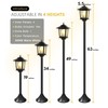 PASAMIC 63" Solar Lamp Post 2Pack, Outdoor Lights Waterproof, Pole