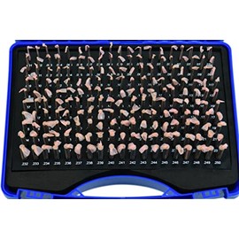 SHARS .061-.250" Minus Steel Plug Gage Set Class ZZ 303-4503M1 M