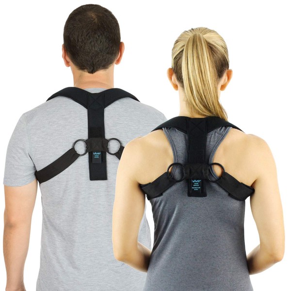 Vive Posture Corrector Brace - Spinal Support for Back, Upper