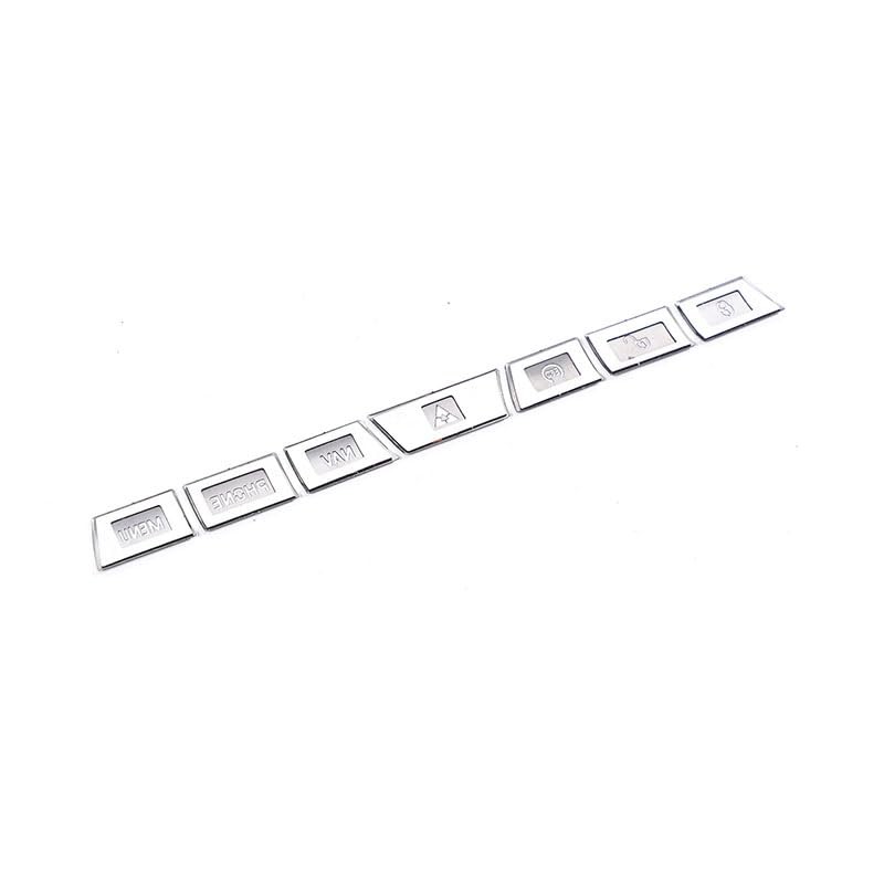 Car Multimedia Panel Button Cover Sticker Compatible With Jaguar XF