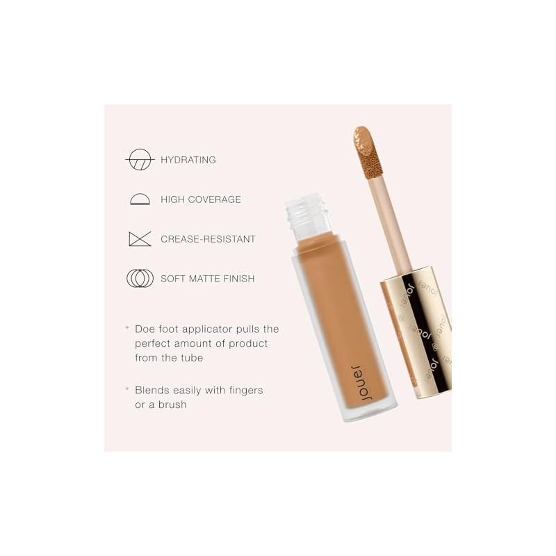 Jouer Corrector Líquido Iluminador Alta Cobertura Essential Color Ojeras