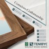 TENIBYC 12x16 Picture Frame Set of 3 - Natural Walnut,