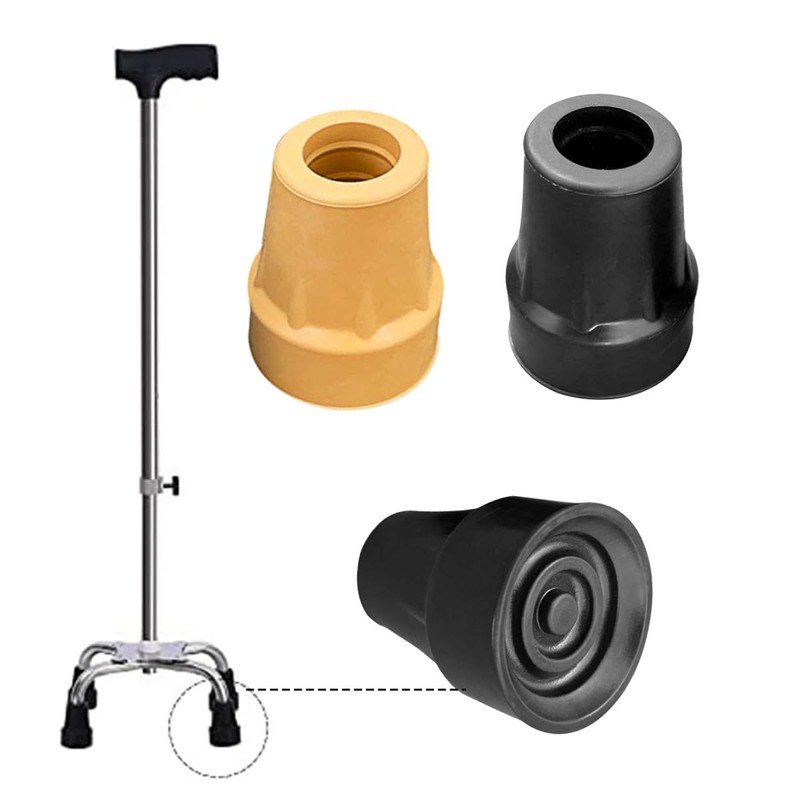 4 PCS Heavy Duty Replacement Rubber Tips for Canes and