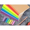 Zegrox A5 Composition Blank Notebook Bulk,12 pack Kraft Cover Blank