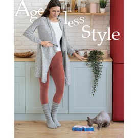 AG ALPHAGOGO Persephone High Waisted Yoga Pants for Women, Seamless Thermal Comfort Leggings with Graphene Fabric (US Size: 0-16) Black