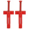 2PCs Brick Line Clips Plastic Brick Liner Line Runners Plumber
