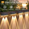 Solar Fence Lights Outdoor, 20-Pack 120LM Fence Lights Solar Powered,