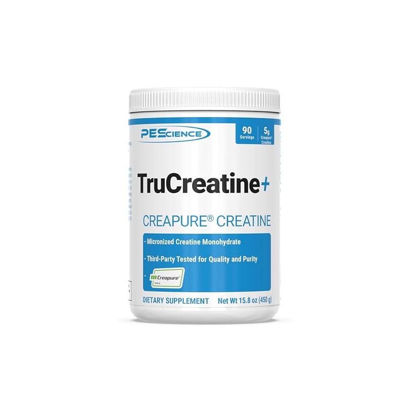 PEScience Trucreatine+, Monohidrato De Creatina Pura Y Polvo Elevatp, 90