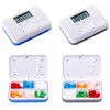 Pill Dispenser with Alarm Electronic Pill Organizer with LCD Display