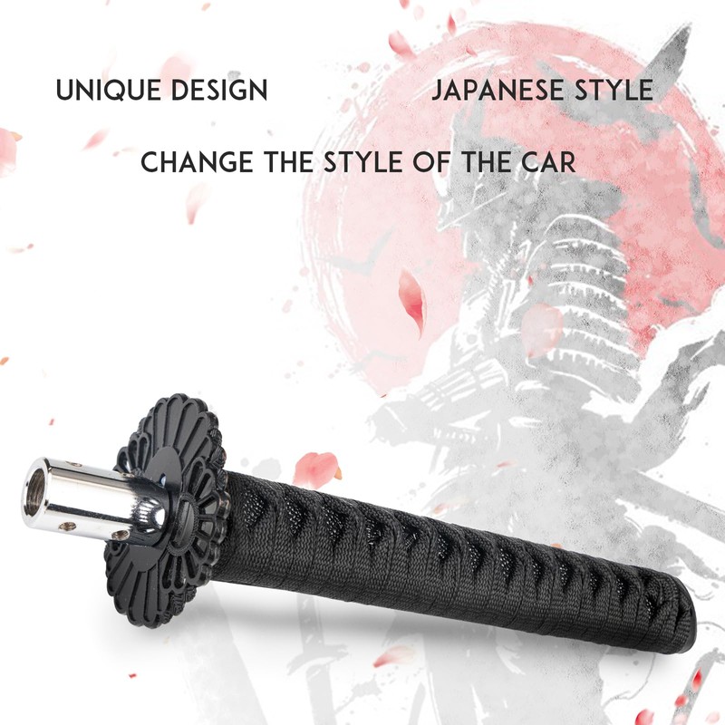 HTRACING Katana Gear Shift Knob Samurai Sword Shifter Knob Universal