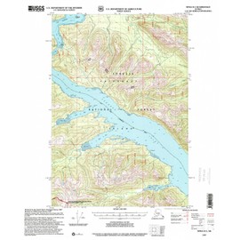 YellowMaps Sitka D 5 AK topo map, 1:63360 Scale, 15 X 15 Minute, Historical, 1997, Updated 2000, 21.7 x 18 in - Polypropylene