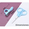 Lima Para Uñas Bebe Eléctrica Portátil Luz 6 En 1+cortauñas