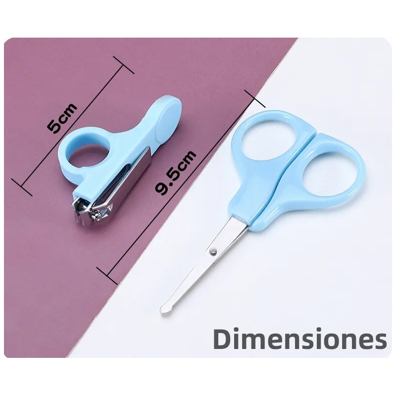Lima Para Uñas Bebe Eléctrica Portátil Luz 6 En 1+cortauñas