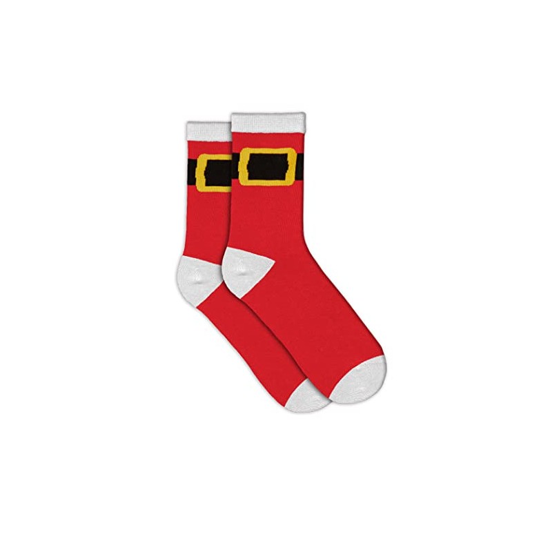 Tipsy Elves Red Santa Socks for Women OSFA