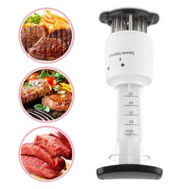 Injection Type Steak Needles Meat Tenderizer Needle with Stainless Steel Pine Needle Kitchen Tools (3 Injection Needle pinhole)