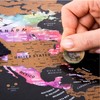 Atlas & Green World Travel Map + Bonus Europe Poster.