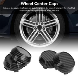 Tapas Centrales de Rueda de 60mm,Tapón de Centro de Rin con Anillo Flexible de Acero Inoxidable