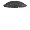 Garden Parasol Anthracite 100% Polyester, Steel 70.9 in arc Length,