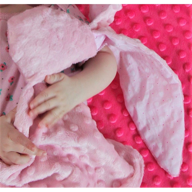 Snuggle Stuffs Plush Bunny Baby Security Blanket