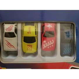 Polyfect Toys PARKING & SERVICE CENTER TOY PLAYSET WITH 4 VEHICLES & ACCESSORIES