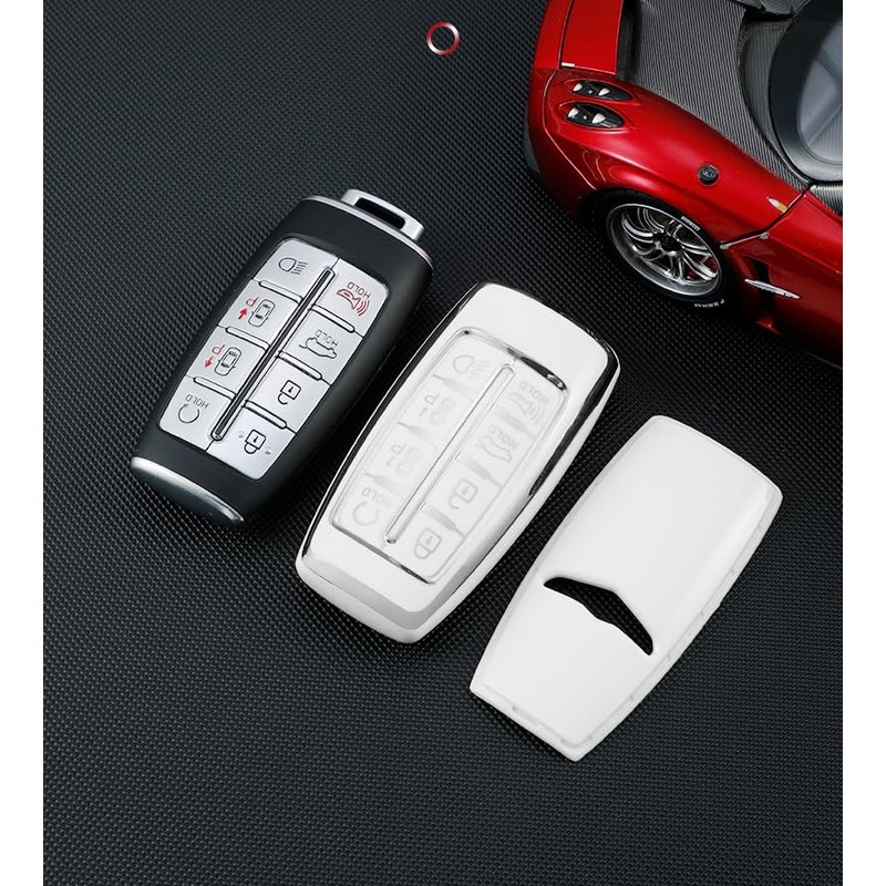 KUNIO Car Key Fob Cover Case Fit for Genesis Genesis