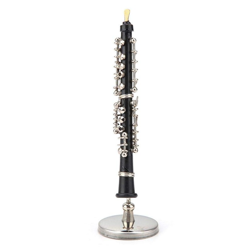 Mini Oboe Model Musical Instrument Miniature Decoration for Home Coffee
