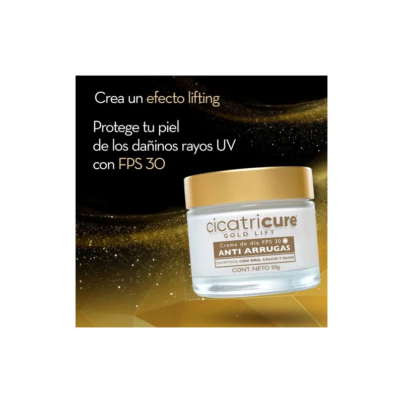 Cicatricure Crema Gold Lift Día Antiarrugas Tarro De 50 Gr