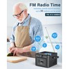 Boombox Cassette CD Player Bluetooth5.1 with 5000mAh Battery,5W Dual Stereo