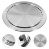 Simple Trash Grommet for Kitchen Countertop with Auto Cover, 8.2