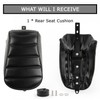 PSLER Motorcycle Rear Passenger pillion Seat Pad for Sportster Iron