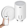 EMKE Smart Radiator Thermostat Kit, Intelligent Heating Thermostat Including Tuya