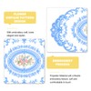 sourcing map Retro Lace Placemat 12x16-in Oval Embroidered Table Place