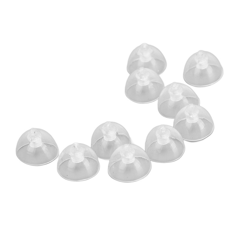 10pcs Sound Amplifier Closed Domes Single Layer Double Hole Silicone
