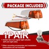 HECASA Pair Turn Signal Lights Compatible with 1970-1979 VW BUG
