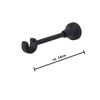 MDEKOR Wall Bracket 1-Track Black Matt R Wall Bracket with