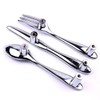 3Pcs DIY Creative Spoon Fork Knife Kitchen Cabinet Closet Drawer