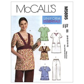 McCall's Patterns M5895 Misses'/Women's Tops, Dress and Pants, Size B5 (8-10-12-14-16)