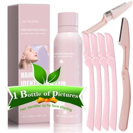 VEZE For Face Shaving Hair Identifier Sp-Gel, Skin Dermaplaning Sp-Ge for Face, Moisturizing and Skin Care Dermaplaner Sp-Ge.Hair Identifier Sp-Ge (1), Pink