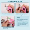 VLOXO Cordless Electric Scissors Cardboard Cutter with 2 Type Blades
