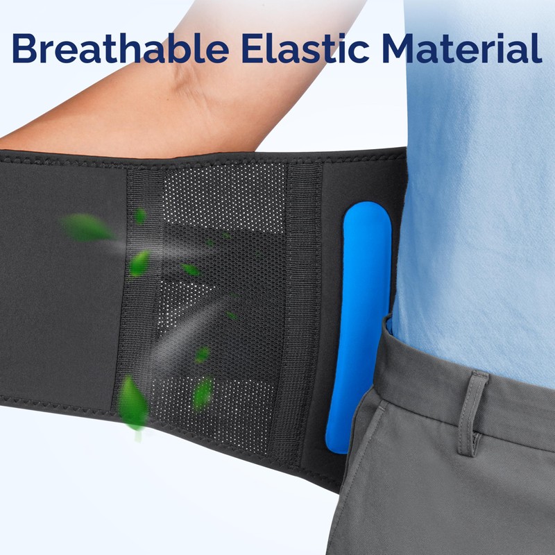 FEATOL Lower Back Brace with 5 Reinforced Stays for Women