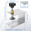2/4Pcs Cabinet Installation Clamp Stainless Steel Drawer Fixing Clip Adjustable