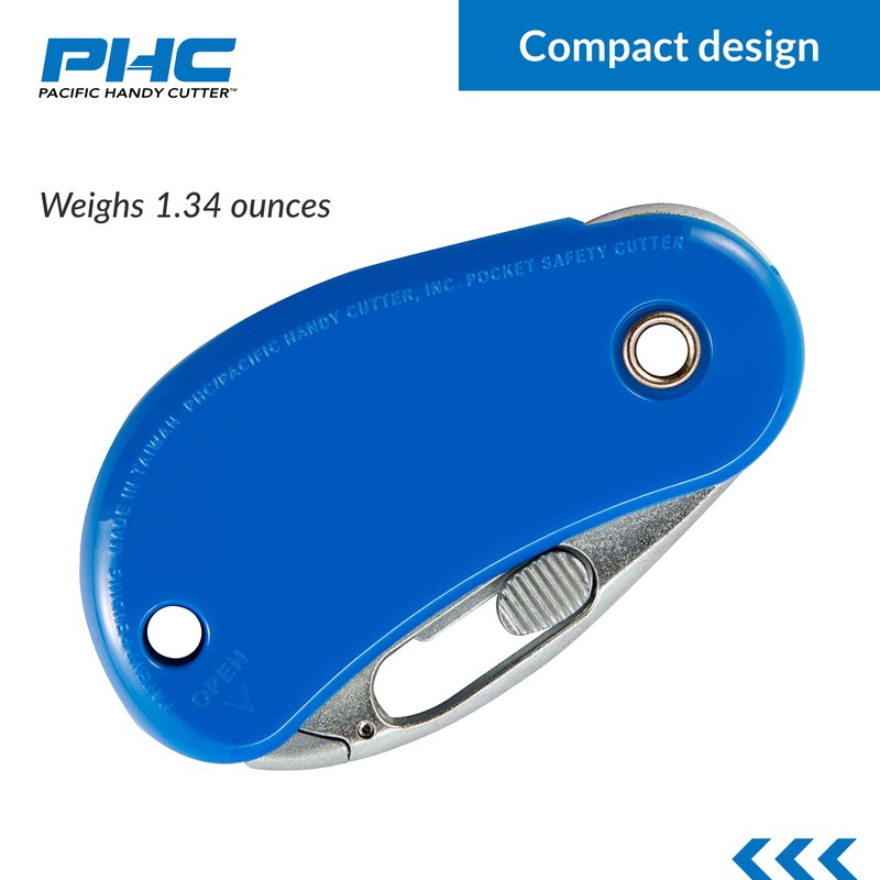 Pacific Handy Cutter PSC2 Pocket Safety Cutter, Box of 12,
