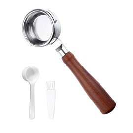 Cornesty 58mm Bottomless Portafilter 2 Ears Expresso Bottomless Naked Portafilter Compatible with Breville BES990/980/920