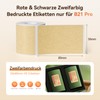 NIIMBOT Labels, Red and Black Printed Labels for B21Pro Only,