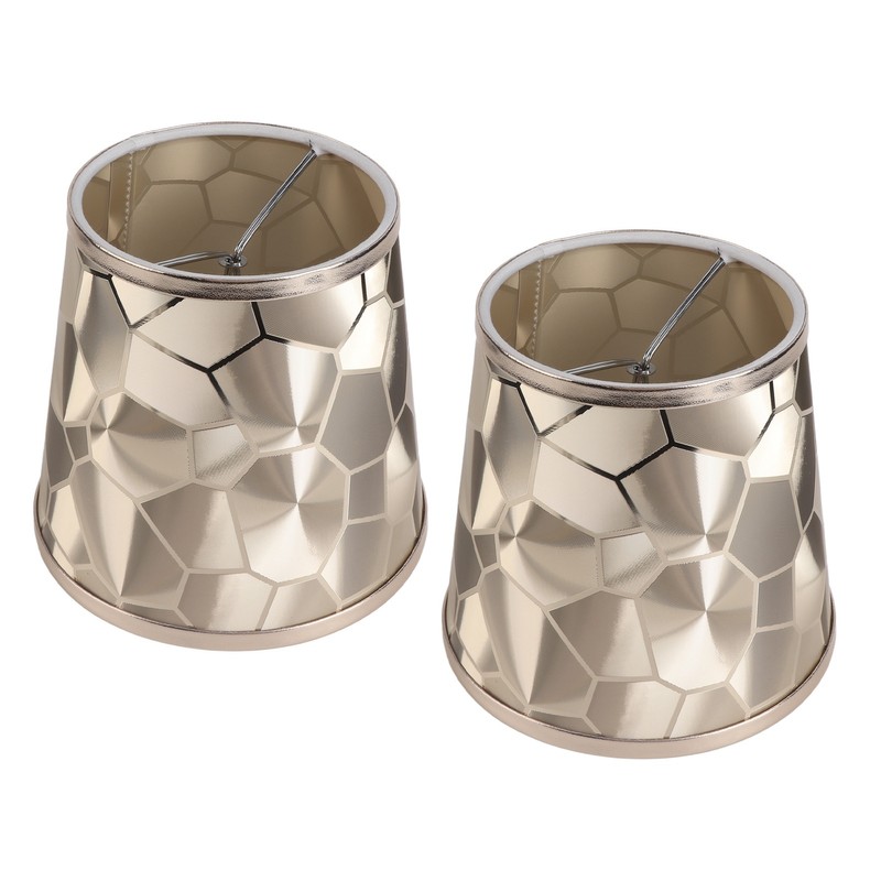 2PCS Drum Lamp Shade E14 PVC Modern Decorative Small Barrel