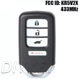 diykey Smart Remote Key Fob for Honda Civic CR-V Odyssey Pilot KR5V2X 72147-TLA-X01